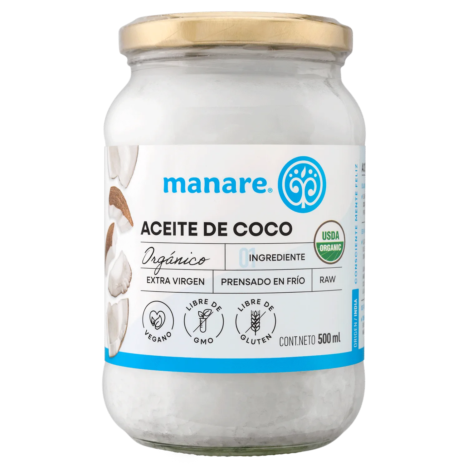 Aceite de Coco Orgánico Manare